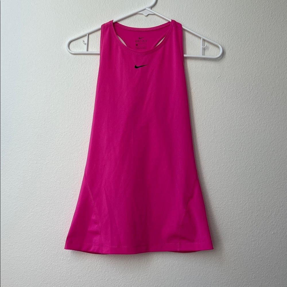 Nike Women's Pro All Over Mesh Tank Pink Small